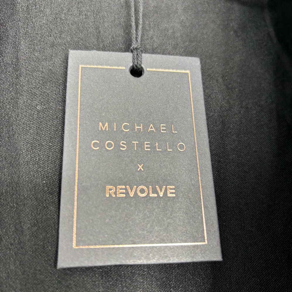 Michael Costello x REVOLVE Chase Jacket Dress Black Blazer Mini, Size Small New - Picture 12 of 16